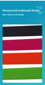 Antideslizante 10 metros PVC recubierto correas patrón de panal resistente a la suciedad perro rojo agua impermeable correa para perros - Product Image 3