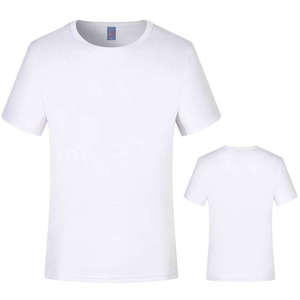 Venta al por mayor Plain Dry Fit sublimación camisetas en blanco deporte camisetas 100 poliéster camiseta personalizada impresión camisetas - Product Image 3