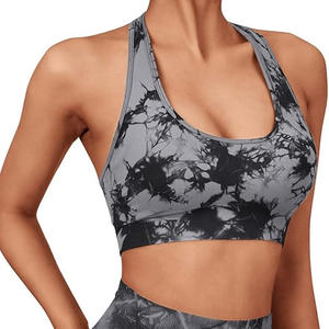 Soutien-gorge de sport extensible et léger de haute qualité imprimé OEM soutien-gorge de sport à séchage rapide Fitness ensembles de yoga personnalisés pour femmes course à pied - Product Image 3