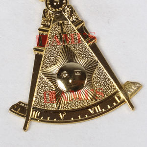 Fabriqué en usine artisanat passé maîtres collier bijou maçonnique Regalia bijou francs-maçons bijou pour uniforme - Product Image 2