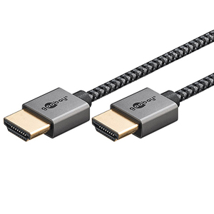 Cavo HDMI Ultra Alta Velocità Extra Sottile 8K@60Hz Slim Rivestimento Tessile 1 m - Product Image 1