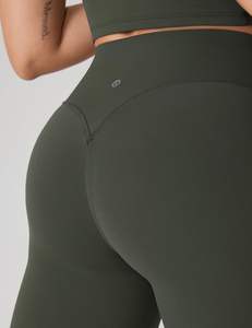 Leggings de yoga de style solide de taille confortable avec logo imprimé personnalisé pour femmes - Product Image 6