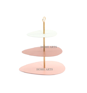 Serveur de chocolats en métal de conception la plus récente Serveur de gâteaux à dessert de forme ronde de la meilleure qualité au prix le plus bas - Product Image 4