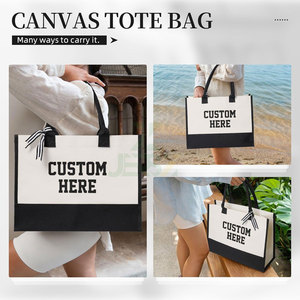 Sac fourre-tout à bandoulière personnalisable pour femmes avec fermeture à glissière ouverte pour les affaires ou le shopping avec logo d'équipe texte ou image - Product Image 6