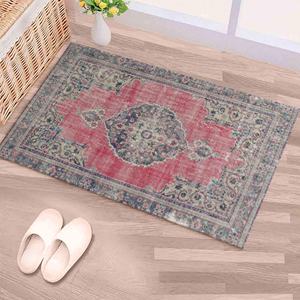 Tapis chenille vintage à motif médaillon turc imprimé, antidérapant, doux, tribal, pour couloir ou chambre d'enfant, idéal comme cadeau - Product Image 5