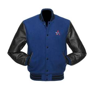 แจ็คเก็ตวาร์ซิตี้ผู้ชาย พร้อมโลโก้ที่ปรับแต่งได้ ดีไซน์ผ้าคอตตอนผสมคุณภาพพรีเมียม เหมาะสำหรับทีมกีฬาและแฟชั่นมหาวิทยาลัย - Product Image 2