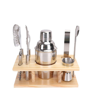 Elegante Juego de Coctelera de Acero Inoxidable con Herramientas Profesionales para Mezclar Bebidas para el Hogar, Bar y Fiestas - Product Image 1