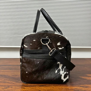 Bolsos de lona de piel de vaca de bajo precio de moda de diseñador bolsos de lona de piel de vaca de alta capacidad para la venta - Product Image 6