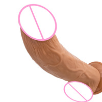 Dildo Estimulador de Punto G, Dildo Súper Grueso y Grande, Pene Súper Largo Expandible, Tapones Anales Suaves y Grandes, Juguetes Sexuales Gay