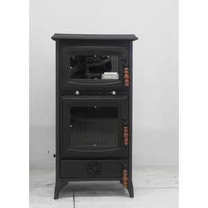 Dorello MF111 Cast Iron Freestanding Wood Burning <b>Stove</b> with Oven for Villa Indoor Heating Modern Design - Product Image 2