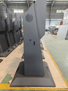 Recinto de quiosco de acero con recubrimiento en polvo personalizado, pantalla anticorrosión, Terminal, gabinete, paneles de ventilación, fabricación de chapa metálica - Product Image 5