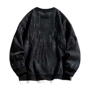 เสื้อสเวตเชิ้ตคอกลมผ้าฝ้าย 100% 300GSM สำหรับผู้ชาย ทรงไหล่กลม หนานุ่ม รับสกรีนโลโก้ ผลิตในบังกลาเทศ - Product Image 2