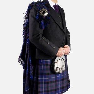 Customizable Color & Logo Durable Scottish Traditional Tartan Fly Plaid Hands Fringed <b>Wool</b> <b>Scarf</b> - Product Image 5