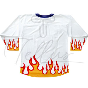 Jersey de Hockey sobre Hielo de Diseño Personalizado, Transpirable, de Secado Rápido, 100% Poliéster, para Entrenamiento, Económico, Colores y Logotipos Personalizados 2026 - Product Image 4