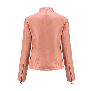 Veste en simili cuir pour femme pour une utilisation en toutes saisons, matière légère et confortable pour un port quotidien - Product Image 6