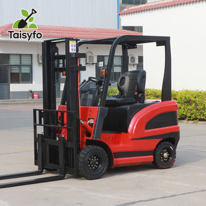 Carrello Elevatore Elettrico <span class=keywords><strong>Mini</strong></span> da 1-3 Tonnellate con Sedile, Altezza di Sollevamento 3m, Batteria al Piombo-Acido, Pneumatici Solidi per Terreni Accidentati - Product Image 1