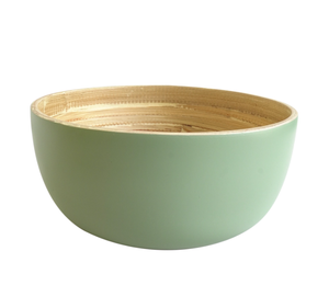 Venta al por mayor de alta calidad ODM ecológico clásico Multicolor spun bambú frutero ensalada cuchara conjunto sostenible Vietnam - Product Image 2