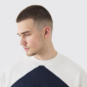 Pull-over oversize avec logo personnalisé pour hommes, sweat-shirt à capuche en coton multicolore, motif uni, coupe personnalisée, style à coudre - Product Image 4