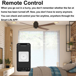 Interruptor de Ventilador Inteligente WiFi/Zigbee con Perilla, Control de <span class=keywords><strong>5</strong></span> Velocidades, Interruptor Giratorio/de Perilla para Ventilador de Techo EU, Control Remoto Tuya, Compatible con <span class=keywords><strong>Alexa</strong></span> y Google Home - Product Image 2