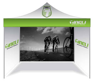 Tente publicitaire pop-up 3x4,5m avec impression personnalisée, auvent 10x15, logo personnalisé, cadre en aluminium robuste, polyester résistant aux intempéries, quatre saisons - Product Image 4