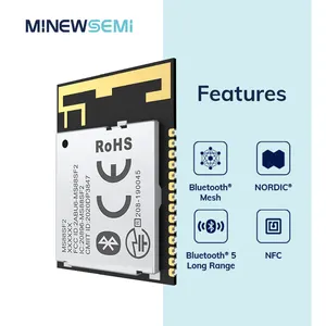 Minewsemi MS88SF21 nRF52833 블루투스 LE 5.0 멀티 프로토콜 무선 통신 모듈 PCB 안테나