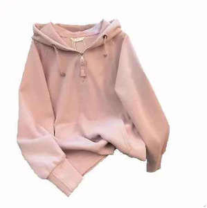 La mejor Sudadera con capucha de gran tamaño de algodón pesado Logotipo personalizado Transferencia de calor Puff Estampado Personaje Transpirable Sudadera con capucha ecológica de punto - Product Image 3