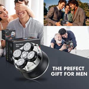 Mini Afeitadora Eléctrica con Pantalla LED para Hombres Calvos, Impermeable IPX7, con Cinco Cuchillas, Uso en Seco/Húmedo, Carga Tipo-C, para Cuidado Corporal - Product Image 2