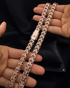 Pendentif croix en or jaune 10kt de luxe avec crucifix de Jésus et bijoux de chaîne cardinale à maillons lourds 140gm pour collier Hip Hop pour hommes - Product Image 4