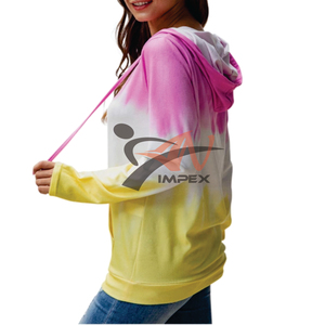 เสื้อฮู้ดสวมหัวของผู้หญิงฤดูใบไม้ร่วงพร้อมโลโก้ตามสั่งพิมพ์โลโก้ได้ตามต้องการ - Product Image 6