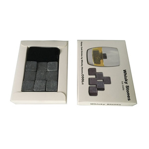 Piedras de enfriamiento de whisky en forma de cubo de lujo, bandeja de bambú, filtro de acero inoxidable para enfriar bebidas alcohólicas, herramienta de barra - Product Image 4