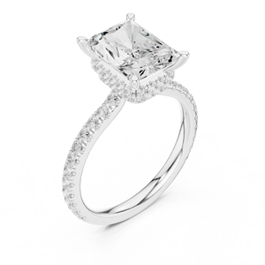 ROSA 14K Floral design <b>adjustable</b> <b>ring</b> for women - Product Image 3