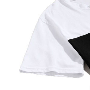 T-shirts respirants à la mode avec logo personnalisé pour hommes, col rond, qualité supérieure, t-shirt décontracté en coton à manches courtes, vêtements d'extérieur - Product Image 3