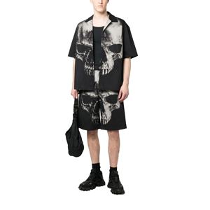 <b>Men's</b> Casual Print Summer Sportswear Set Quick-Drying <b>Short</b> Sleeve Top and <b>Shorts</b> for Outdoor <b>Activities</b> - Product Image 1