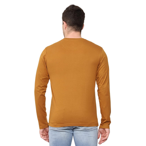 เสื้อยืดแฟชั่นสำหรับผู้ชายเสื้อยืดคอกลมแขนยาวพิมพ์ลายดีไซน์ตามสั่ง - Product Image 5