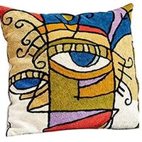 Almohadas Decorativas Personalizables Ecológicas de Algodón 100% con Diseño Floral Geométrico de Última Moda para Dormitorios y Salas de Estar