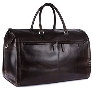 Bolsa de Viaje Deportiva de Piel Auténtica de Alta Calidad, Impermeable, Duradera, con Diseño Único, para Actividades al Aire Libre - Product Image 1