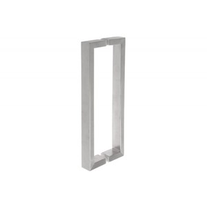 Tirador de puerta de acero inoxidable, rectangular, 15x30x300x50, 2 lados - Product Image 1