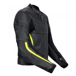 Veste de course de moto en textile Cordura tout temps sur mesure, grande taille avec col montant et position du logo avant - Product Image 2