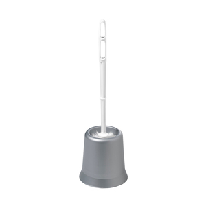 Portascopino WC rotondo argentato (Plastic 5029) - Product Image 1