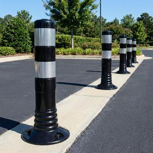 Delimitador de Estacionamiento, 45 x 8 cm, Negro, 10 Piezas, Poste Flexible - Product Image 2