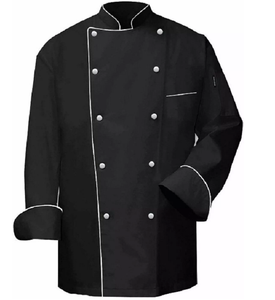 Abrigo de Chef de alta calidad, uniforme de cocina de manga larga, doble botonadura, restaurante, Hotel, ropa de trabajo culinaria, precio al por mayor disponible - Product Image 3