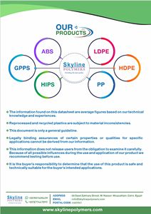 วัตถุดิบพลาสติกโพลีสไตรีน (GPPS) สำหรับใช้งานทั่วไป ที่ได้รับการรีไซเคิล - Product Image 4