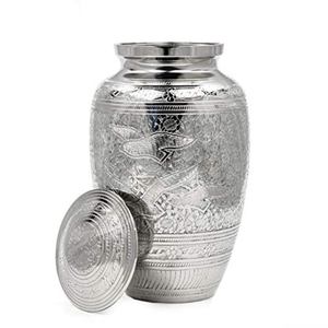 Nuevo Diseño de Última Generación, Urna Funeraria Biodegradable Blanca de Estilo Europeo Grabada, de 200 Pulgadas Cúbicas, para Cenizas Humanas, Diseño Único - Product Image 6