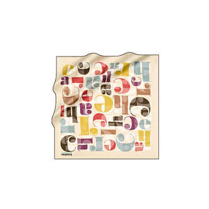 Colorful 90x90 Cacharel Polyester Twill <b>Square</b> <b>Scarf</b> - Product Image 1
