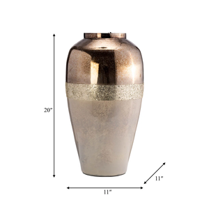 Vase à fleurs en aluminium de haute finition décor à la maison salon et bureau Vase ornement de table de luxe moderne pour Vase en aluminium - Product Image 3