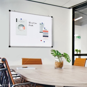 Pizarra Blanca de Alta Calidad con Marco de Aluminio Esmaltado Premium, Diseño Elegante, 60x90cm, de una Sola Cara, para Uso en Oficina - Product Image 6