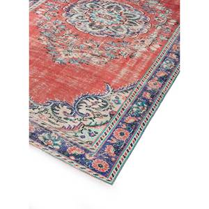 Alfombra de Lana Anudada a Mano Estilo Vintage, Patrón de Medallón Rojo y Naranja, Gran Tamaño 9x12 para Decoración de Sala de Estar, Nombre del Producto: Pae-2812 - Product Image 2