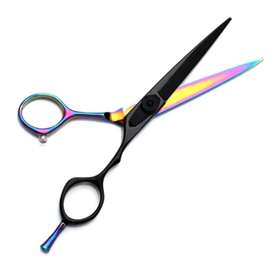 Juego de Tijeras de Peluquería Profesionales de Alta Calidad, Acero Inoxidable, para Diestros, Mango Mediano, Hoja Afilada de Goma - Product Image 3