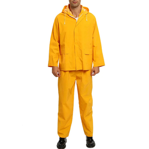 Traje Impermeable Reflectante de Alta Visibilidad para Hombre, Personalizado, de TPU, PVC, Nailon y Spandex, con Chaqueta y Pantalón - Product Image 2