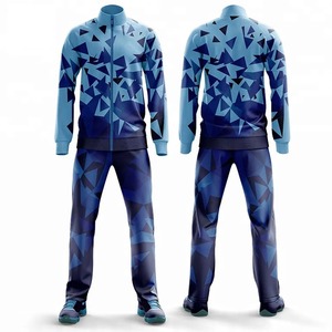 Chándal informal de poliéster de sublimación de calidad superior para hombre de talla grande XL ropa deportiva de gimnasio de lana con cremallera completa para invierno OEM - Product Image 1